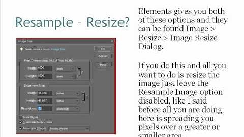 Adobe Elements Tutorials - How To Resize Images In Elements