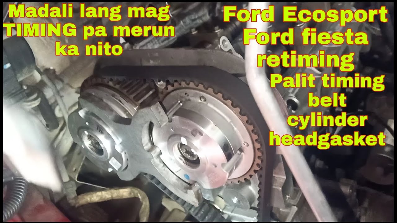 How to replace cylinder head gasket and retiming ford ecosport YouTube