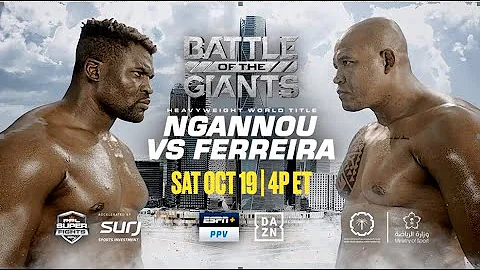 NGANNOU vs. FERREIRA in the BATTLE OF THE GIANTS HEAVYWEIGHT CHAMPIONSHIP TITLE | PROMO VIDEO