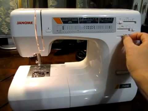 Обзор швейной машины Janome 7524E