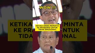 ANIES SINDIR PRABOWO TIDAK EMOSIONAL 😲 #shorts #beritaviral #debatcapres #anies #prabowo