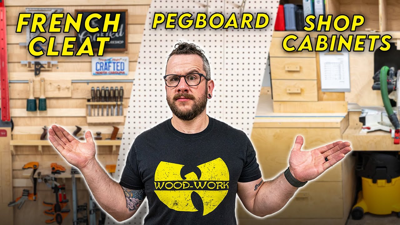 French cleat vs. Garage What’s the best SHOP STORAGE system