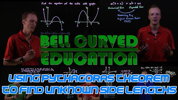 Using Pythagoras Theorem To Find Unknown Sides Of Right Angled Triangles