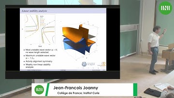 Prof. Jean-Francois Joanny | Active turbulence