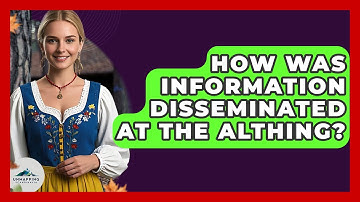 How Was Information Disseminated At The Althing? - Unmapping Scandinavia