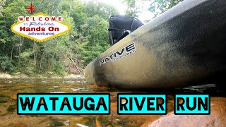 Watauga river float in Tennessee