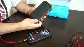 Riapow 26800mAh Solar Power Bank Unboxing And Overview