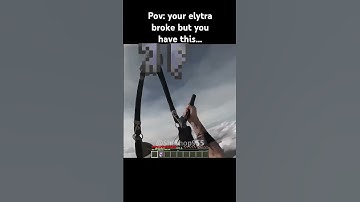 When you break your elytra Minecraft meme #minecraft #minecraftmeme #shorts