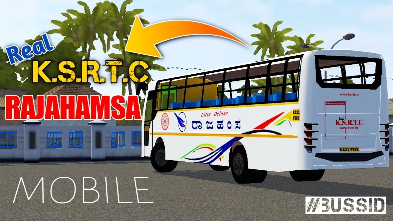How to download real ksrtc rajahamsa bus mod in bussid tutorial