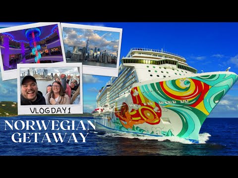 Norwegian Getaway - April 2022  | Vlog Day 1 |  Embarkation Day / Sail Away Party