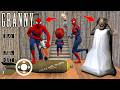 Playing as EVERYONE Mix Family Horror: SpiderMan, Granny, Grandpa, CALL ME NOW in Granny House