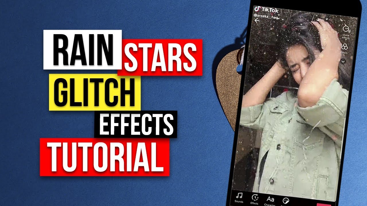 How To Add Rain Stars And Glitch Effect In Tik Tok Video YouTube