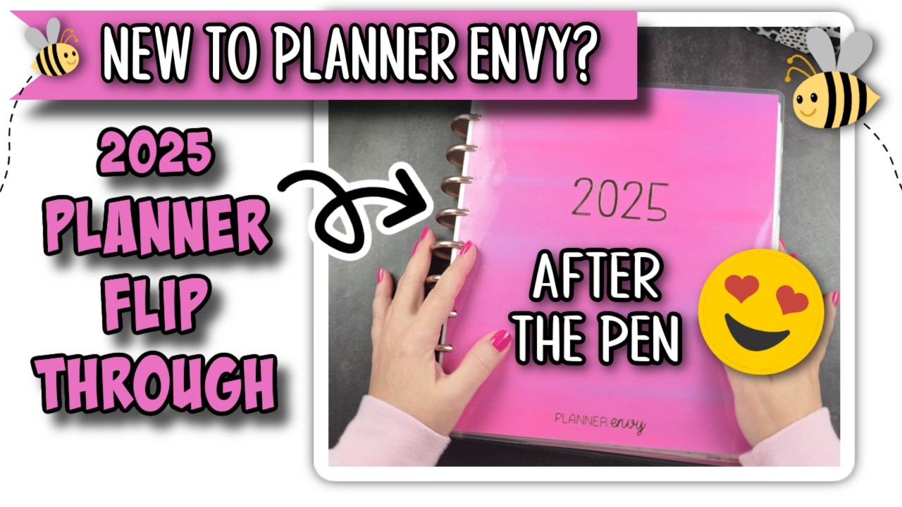 😍 Planner Envy Signature Layout Complete Year After the Pen Flip Through 👀