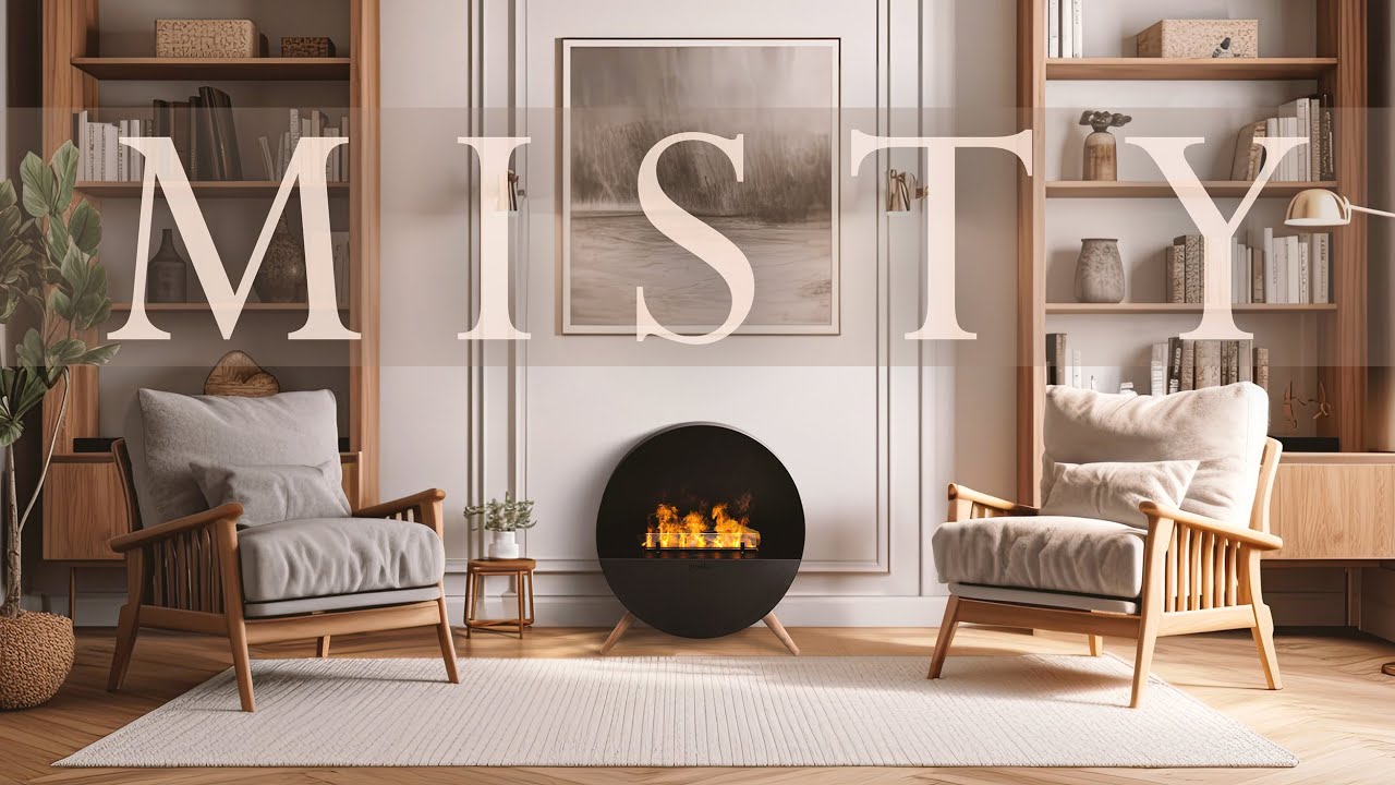 Misty - Water Vapour Fireplace by Planika