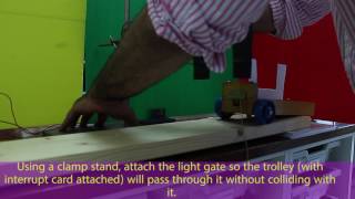 Investigating Newton’s 2nd Law of motion with a dynamics trolley and light gate