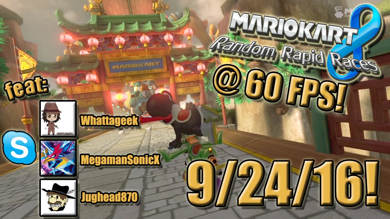 Mario Kart 8 - Random Rapid Races - 9/24/16! - YouTube
