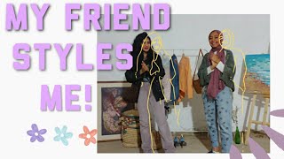 صاحبتي لبستني، و لبسها معظمه من الوكالة |  My friends styles me