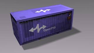 Shipping Container - Low-Poly 3D Artwork