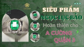 Cực phẩm nhẫn nam Ngọc Lục Bảo dành cho anh Cường Quận 3