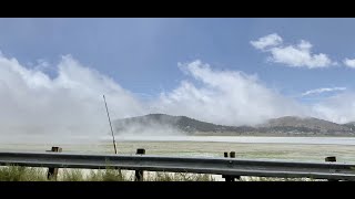 Tropical Storm Hilary The AFTERMATH Big Bear CA Tour of Bear Valley from Baldwin to the Dam 23