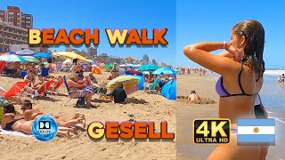 4K - Beach Walk GESELL BEACH Sunny NICE DAY - SUMMER 2022