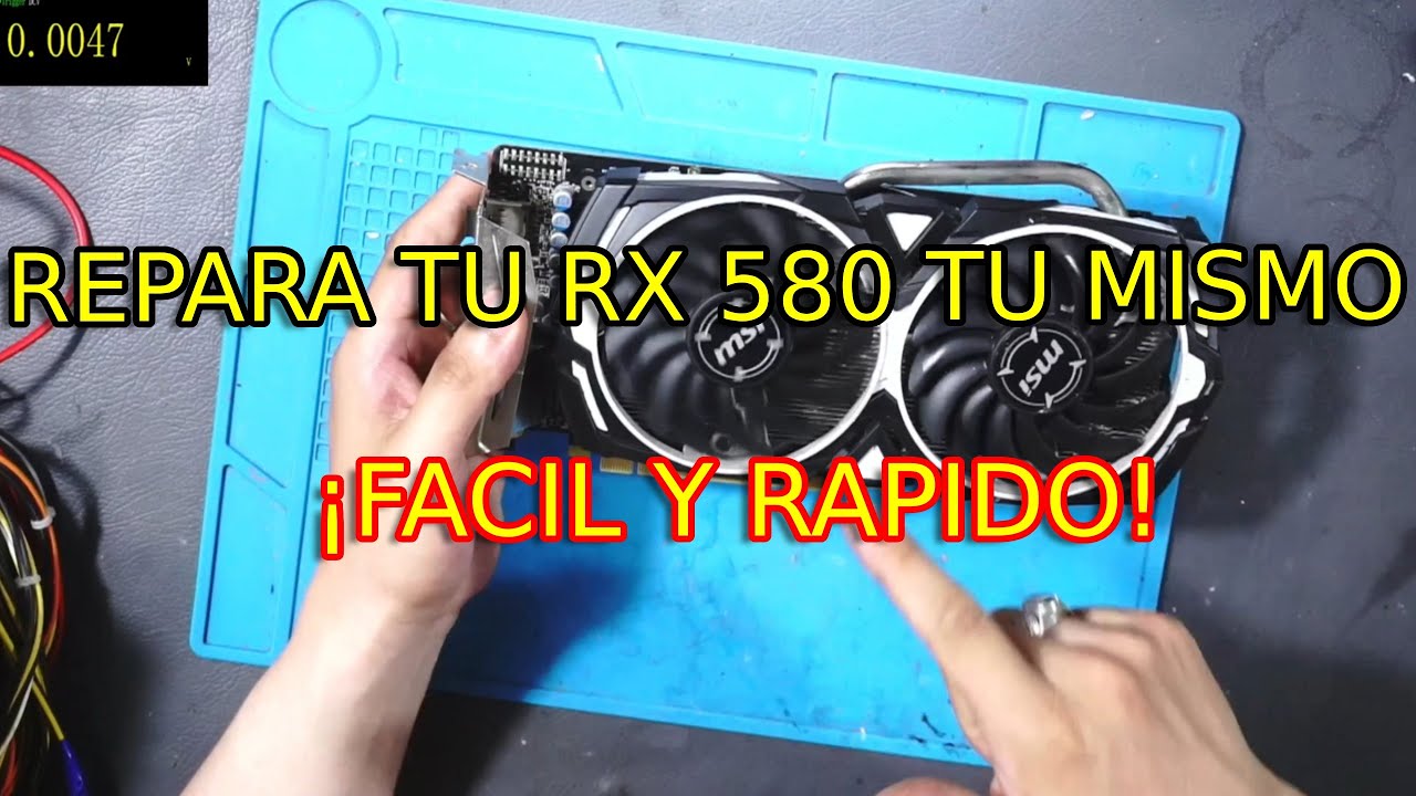REPARANDO UNA RX 580 8GB // VOLTAJES - YouTube