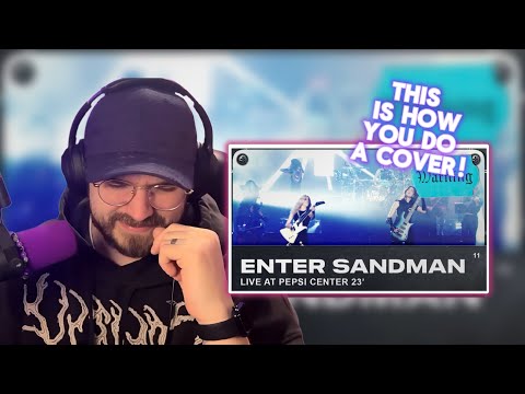 Reaction to The Warning - Enter Sandman Cover | FIRST TIME HEARING