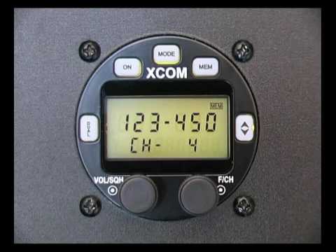 memory channel scanning on the xcom vhf aircraft radio youtube