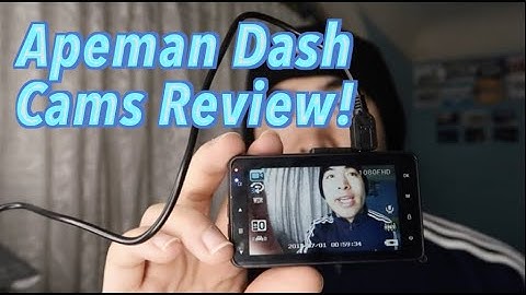 Apeman 1080P Dash Cam Review! Worth it?
