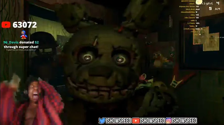 IShowSpeed plays FNAF 3 (FULL VOD)