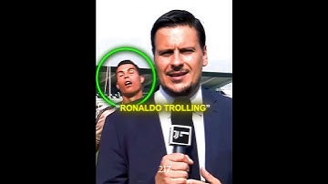 Ronaldo With Reporter 😂🤯