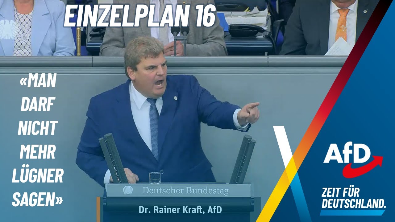 🔵 Einzelplan 16 im Bundestag: Dr. Rainer Kraft entlarvt die Mythen über Kernenergie