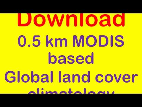 Download MODIS Land cover data