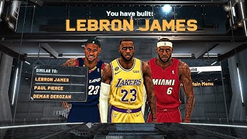 HOW TO MAKE A LEBRON JAMES BUILD ON NBA 2K20 - TOP 3 BUILDS!!