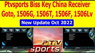 bisskey ptvsports 19october2022 latest2022 How to add Ptvsports biss key china receiver