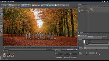 Cinema 4D Tutorial // 3D text on real life image