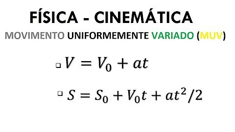 Como usar a fórmula V vó at?
