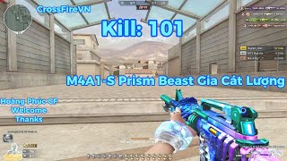 M4A1-S Prism Beast Gia Cát Lượng - 101 Kill #độtkích #crossfire #games