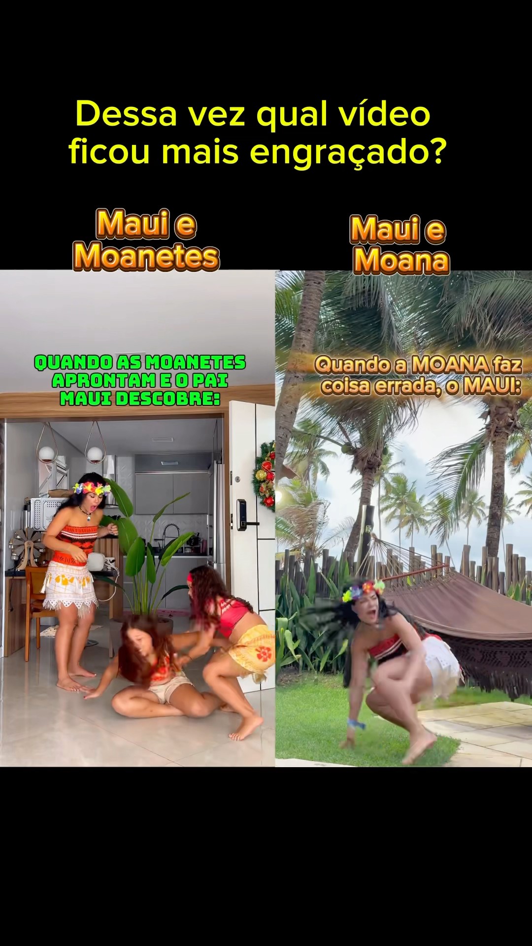 E aí galera? @mayca.brasil #challenge #moana #maui #funnymemes #funny #short