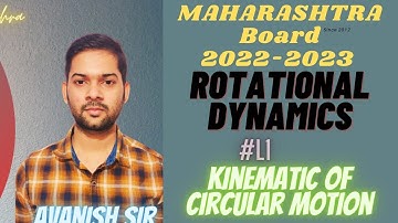 Rotational Dynamics L1 | Kinematics of Circular Motion | HSC Board | Maharashtra | MathMetry