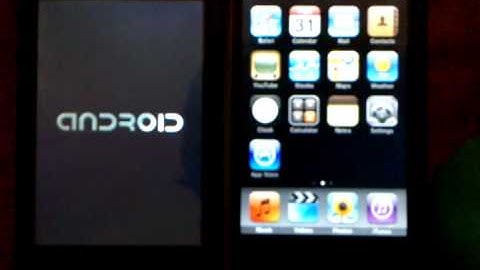 iPod Touch 1G with Android & openiBoot (Speed comparison)