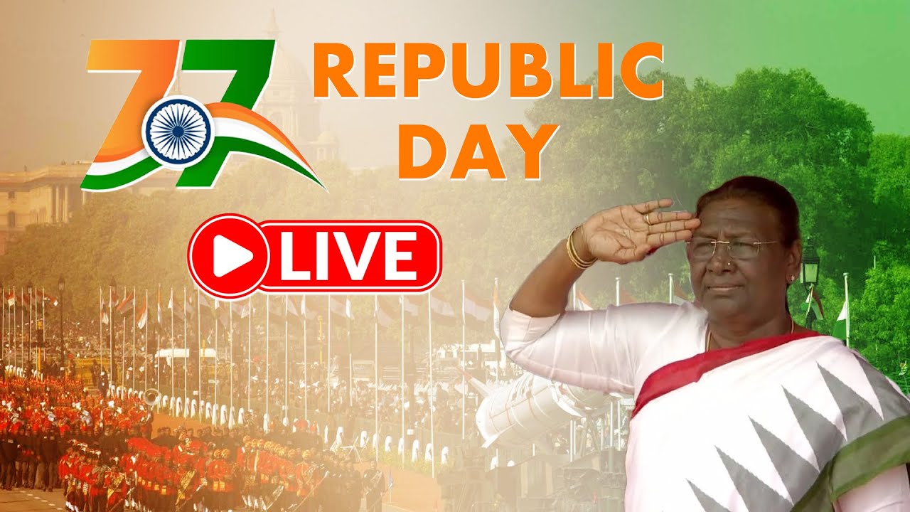 77th Republic Day Parade LIVE from Kartavya Path | 26 January 2026 ...