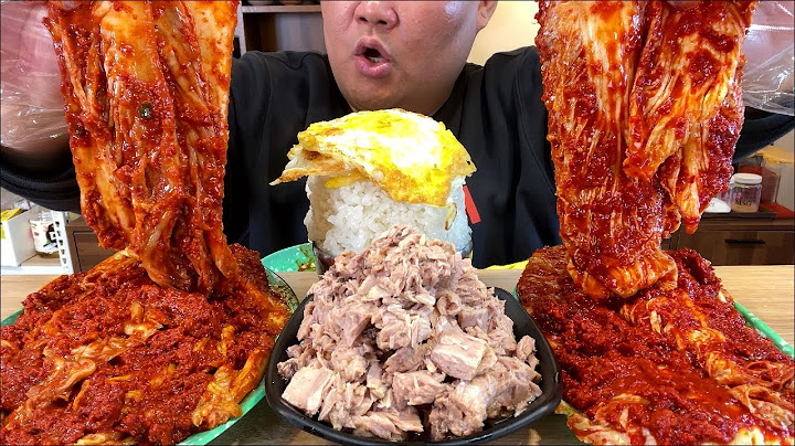 실비김치 vs 맵김치 고봉계란밥에 참치 비빔밥 비교 먹방 입니다 MUKBANG