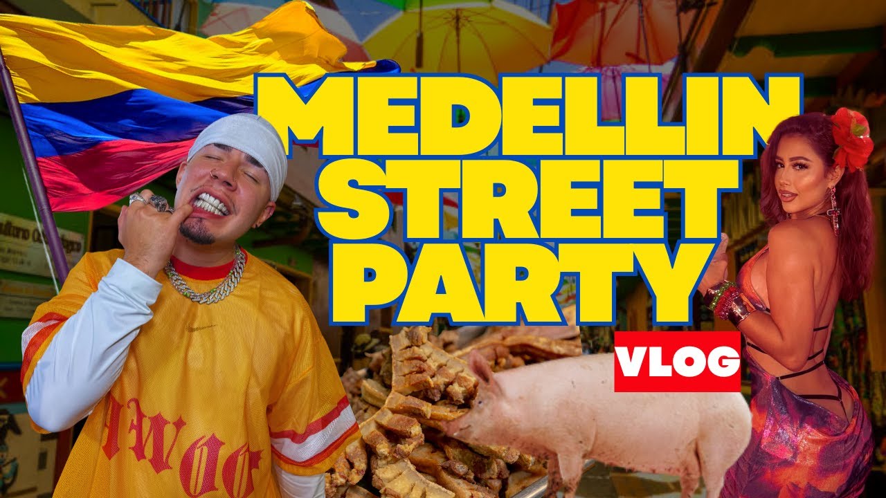 I WENT TO A COLOMBIAN CHRISTMAS STREET PARTY IN MEDELLIN 🇨🇴 (I BLACKED OUT, NOT SURE HOW I GOT HOME)