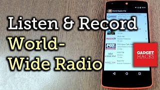 Listen To & Record Thousands of Radio Stations on Android [How To] screenshot 1