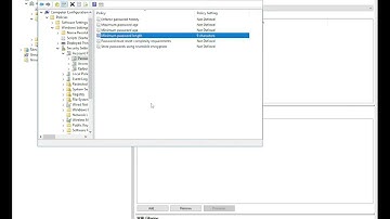 How to configure an Active Directory password policy in GPO