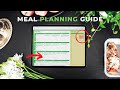 The Ultimate Guide to Meal Planning // macros, meal prep & more