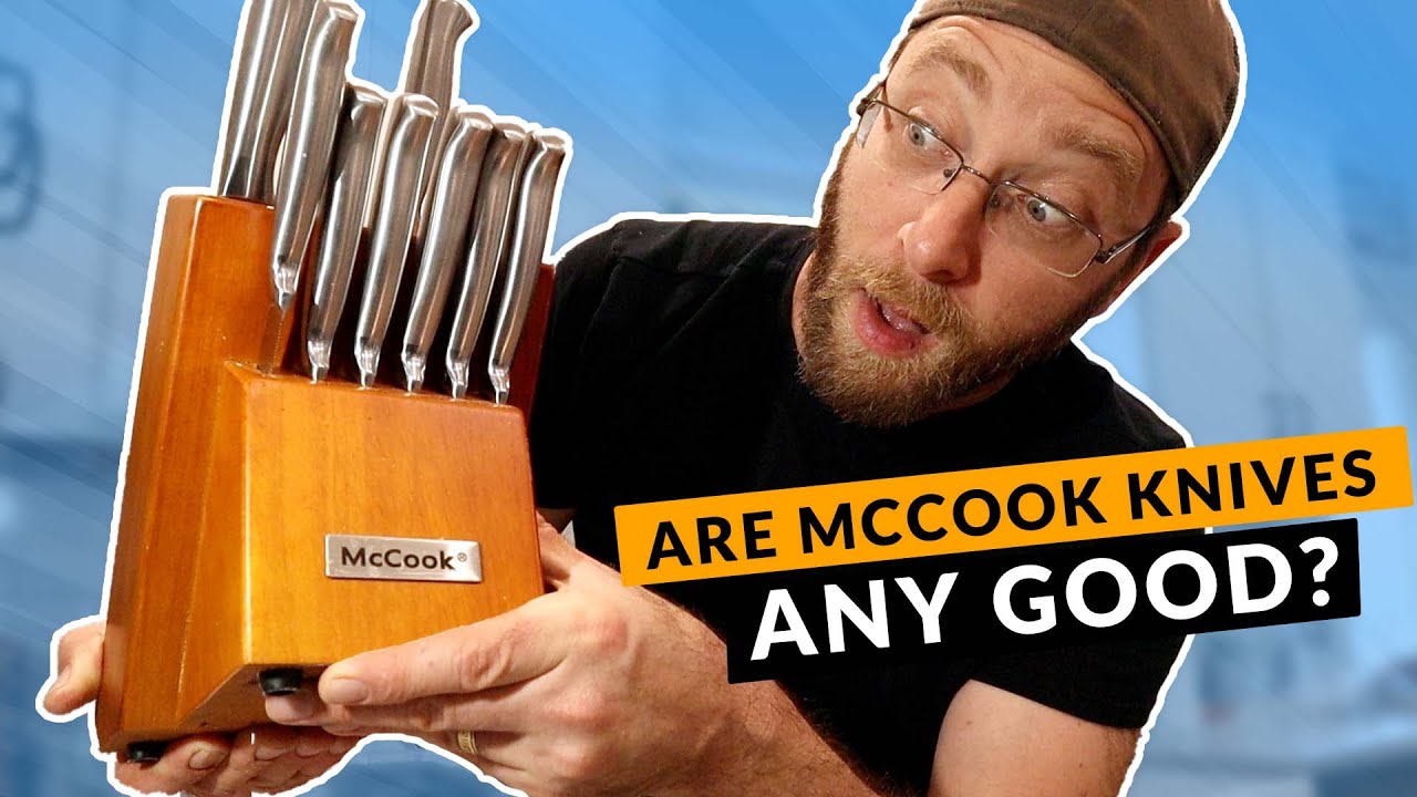 Best Budget Kitchen Knife Set Under $100? McCook MC29 Review and Demo 