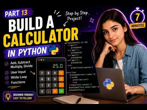 Build a Python Calculator from Scratch 🧮 | Beginner Project Step by Step