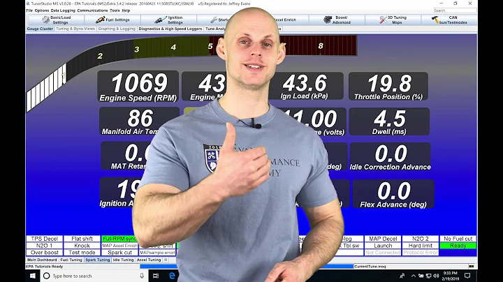 Megasquirt: Additional TunerStudio Features | Evans Performance Academy